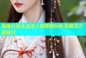 海角社区无法进入的原因分析及解决方案探讨
